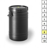 Plastové antistatické sudy, UN homologace, 26-220 l